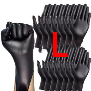 YONGRUN S/M/L/Xl Nitrile Disposable Cleaning Gloves Waterproof Kitchen Cleaning Tattoo Eyebrow Hairdressing Home Gloves 4 Sizes