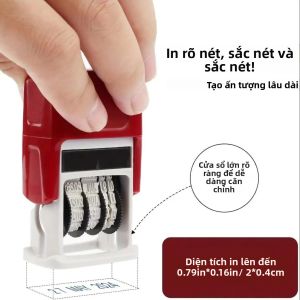 Có Thể Tái Sử Dụng Tiếng Anh Ngày Tem Năm Ngày Tháng Tự Làm Tay Tài Khoản Tem Chất Liệu ABS Có Thể Điều Chỉnh Đa Năng Cho Vật Dụng Văn Phòng