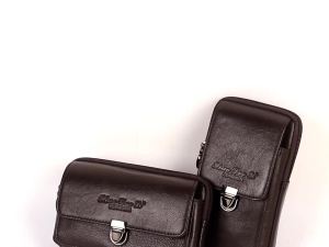 ali9 ผู้ชาย 5.5 นิ้ว 6 กระเป๋าใส่ศัพท์มือถือนิ้วหนังแท้ศัพท์มือถือกระเป๋าคาดเอวสวมเข็มขัดหนังวัววินเทจกระเป๋ามินิกระเป๋าคาดเอวเอกสาร