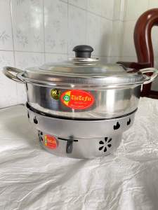 ComBo Nồi Lẩu Bếp Cồn Chắn Gió
