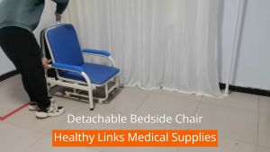 [MDA Approved] Multipurpose Hospital Patient Detachable Bedside Chair / Folding Sleeping Accompany Chair M27