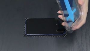 Pelindung Layar Tempered Glass Super Fit & Film Anti Spy untuk iPhone