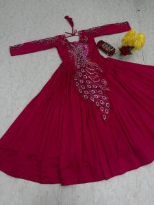 Premium Embroidered Gown – Elegant Collection