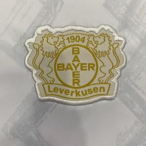 Quần Áo Bóng Đá Bayer 04 Trắng JustPlay Chất Vải Thun Lạnh Thoáng Mát Thoải Mái Siêu Đẹp A33