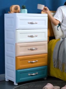 Promo* 5/6/7 Tier Plastic Drawer Cabinet - European Design CIC - 4625/Plastic Cabinet/Storage Cabinet