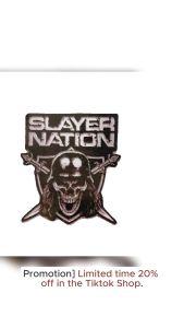 SLAYER ROCK N ROLL BAND VINYL STICKERS