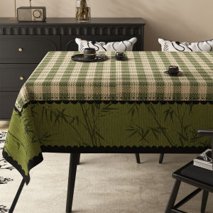 ZISHI | Bàn Ăn Phong Cách Vintage Chống Nước Chống Dầu Không Cần Giặt