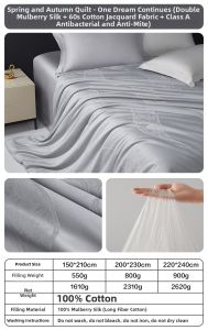 Boyang Home Textile | 100% Mulberry Silk Duvet 2-in-1