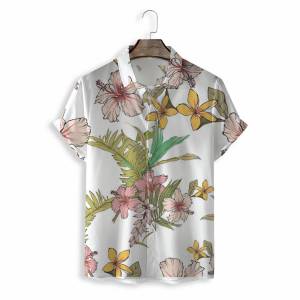 Áo Sơ Mi Nam Mùa Hè Dáng Rộng in 3D in Kỹ Thuật Số Hawaii Thường Ngày Tay Ngắn Thoáng Khí Polyester Áo Sơ Mi Thường Ngày