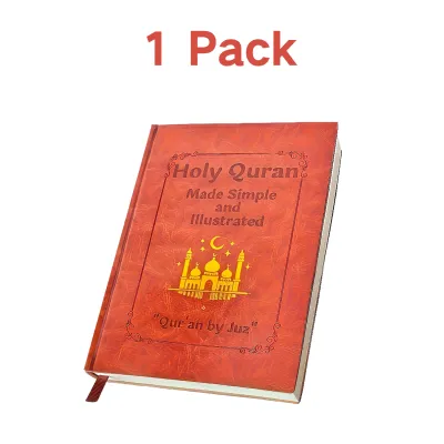 Quran Made Simple: Beginner-Friendly Study Guide with Illustrated Tafsir Easy Explanations & Full Summary - Ramadan or Eid Gift
