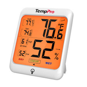 TempPro TP53 Digital Indoor Home Thermometer Hygrometer Temperature Humidity Sensor Backlight Weather Station For Room