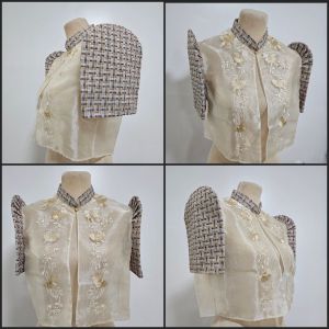 Modern filipiniana Bolero BLO 07 BLO 14 with ethnic and computerized embroidery