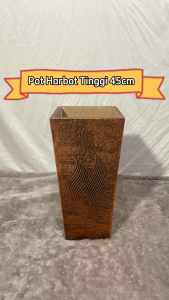 Pot kayu pohon artificial Tinggi 45cm / Vas bunga bisa COD bayar di tempat
