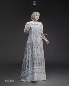 PEVVA DRESS - GAMIS RAYON PREMIUM LENGAN PUFFY BALON