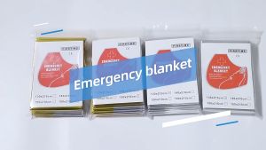 EMERGENCY MYLAR THERMAL BLANKET FOR OUTDOOR AND SURVIVAL USE CAMPING EQUIPMENT RESCUE SURVIVAL