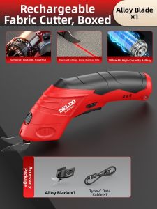 DELIXI | Compact Handheld Fabric Cutting Scissors