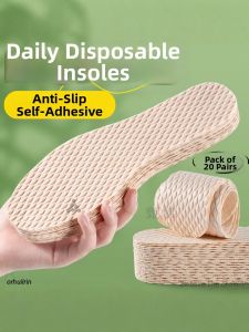 ZUYINBULUO | Sweat-Absorbing Anti-Odor Breathable No-Socks-Required Non-Slip Shoe Insoles