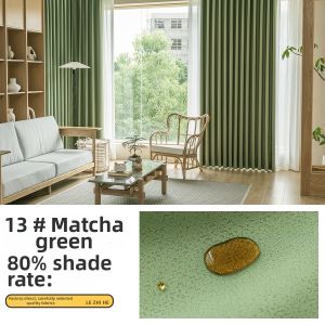 Nature Wind Sunshine | Soundproof Insulating Waterproof Oil-repellent Sunscreen Curtain Cotton Linen