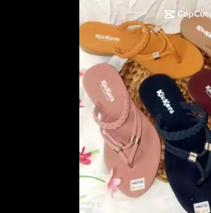 Sandal wanita terbaru sandal jepit kepang 03 cocok buat jalan santai dan kodangan buat lebaran
