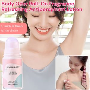 Body Odor Roll-On Fragrance Body Refreshing Antiperspirant Lotion Long-lasting Deodorant for Men And Women Non-stick