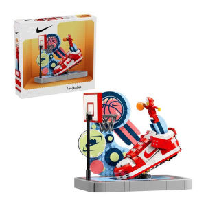 Street Basketball Building Toy Set