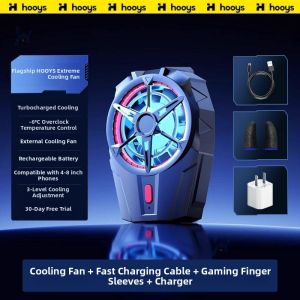 HOOYS | Dual Cooling Modes Phone Cooler For Live Streaming and Gaming