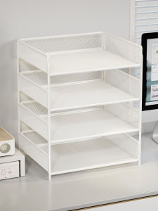 Ljxz | A4 File Storage Organizer Multi-Layer Document Organizer