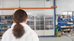 TP Light Luxury French R Door Movable Sliding Door Living Room and Kitchen Balcony Triple Indoor Partition Door Now Made