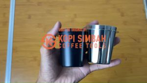 SIMBAH Dosing Cup Porta Filter Espresso Coffee 58 mm Wadah Dozing Stainless Tempat Penampung Kopi