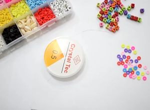 Bracelet Kit Complete Set For Kids Diy Bracelet Set DIY Beads Set beading toys kids toys beads Creative DIY Handmade with Accessory Set Girl Toy Stationery Craft & Gift Cards Art Supplies Beads