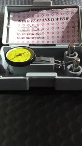 Mitutoyo Dial Indicator og Lever Dial Gauge No.513-404ความแม่นยำที่เสถียร0.01ช่วง0-0.8มม. เส้นผ่านศูนย์กลาง32มม. เครื่องมือวัด