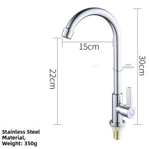 MOLORE | 360 Degree Rotating Kitchen Faucet