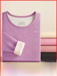 MiiOW | ชุดชั้นในผู้หญิง Catman Velvet หนา อบอุ่น ด้านในขนแกะ ไร้รอยต่อ ชั้นในฤดูหนาว เสื้อผ้าฤดูใบไม้ร่วง ชุดกางเกงบ็อกเซอร์แบบสวมใส่สบาย