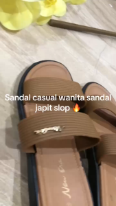 Sandal wanita NEW ERA LB E 12058 B Sandal casual wanita sandal jepit sandal slop karet wanita size terbaru