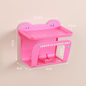 Bathroom Wall-Mounted Tissue Box Towel Storage Rack Toilet Home Use Wet Wipes Drawer Box Personal Hygiene Organizer