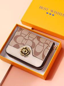 LOALIV แฟชั่นผู้หญิงผู้ถือบัตรขนาดกะทัดรัด High-End การออกแบบที่เรียบง่ายความจุขนาดใหญ่แบบบูรณาการกระเป๋าเหรียญรูปแบบเรขาคณิต