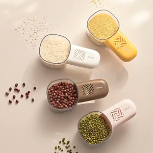 《 𝗣𝗘𝗡𝗬𝗨𝗞𝗔𝗧 𝗖𝗘𝗞𝗔𝗣 》 Detachable Multifunctional Rice Spoon Measuring Scale Scoop Sudu Nasi 多功能米勺 NWD