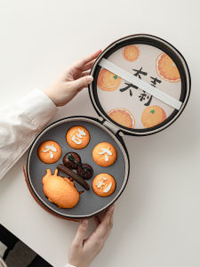 Portable Travel Gongfu Tea Set Outdoor Convenient Storage Tea Pot Cup Set Birthday Gift Souvenir Traditional Chinese Style Ceramic