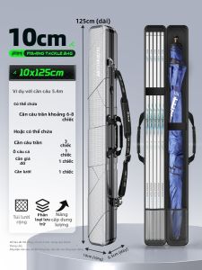 YUZHIYUAN | Túi Đựng Cây Đánh Cá Chống Thấm Nước Đa Năng Mới Vỏ cứng Nhẹ