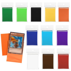 50Pcs Japanese Size Card Sleeves for Trading CardsMatte Card Sleeves Deck Card Protectors Fit for YGO Game Card(14 Colors)