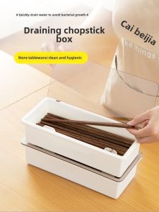 Hộp Đựng Thìa Đĩa Đựng Thìa Bằng Nhựa Hình Vuông Dùng Trong Nhà Bếp Có Nắp Đậy Kiểu Dáng Đồng Quê