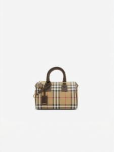 Burberry | Mini Checked Bowling Bag Multicolor