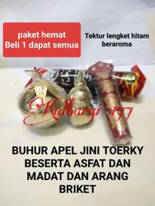 BUHUR BAKHOOR APEL JINNI TOERKY SEPAKET KUMPLIT