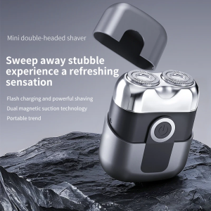Mini electric shaver compact and fast charging for home use mens car shaver portable for home use gift for father and boyfr