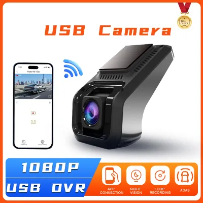 Ekleva Camera DVR ô tô Wifi ADAS Dash Cam Full HD 1080P nhìn trong đêm Camera hành trình G-Sensor USB hệ điều hành Android đăng ký kỹ thuật số