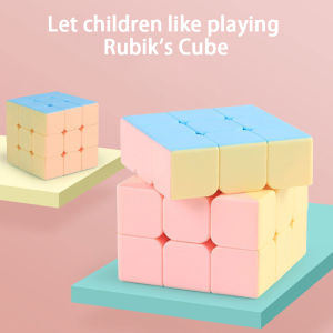 3X3X3 Moyu Meilong Magic Puzzle Cubes Professional Speed Educational Toys for Children Girls Heart style of Rank 3 LovelylifeFu COD