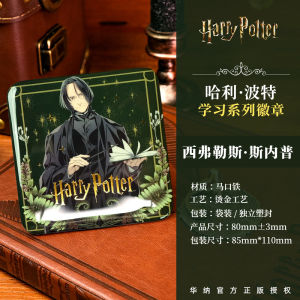 Harry Potter Iron-On Square Badges Malcolm And Hermione Character Snitch Barley Sticker Enamel Pin Preorder Anime Game Collectible
