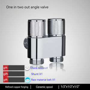 Using High-Quality Ceramic Valve Core One-In Two-Out Thickened Brass