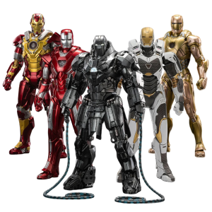 ZD Toys Iron Man Series Blacklash Figures: MK33, MK39, MK17 & MK21