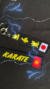 [HCM]{Móc khóa Karate } Vải thêu vi tính Lưu Niệm Móc Khóa Lưu Niệm Ailaikit